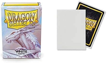 Dragon Shield Matte Sleeves Display Case - White (100 ct), 10 Packs