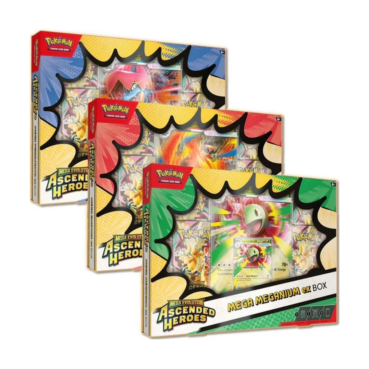 Pokémon Ascended Heroes Mega ex Box Bundle – English, Sealed