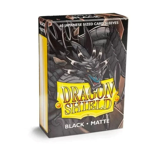 Dragon Shield Matte Japanese Sleeves - Black (60 ct)